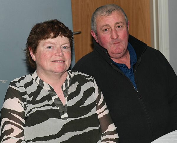 Ann Marie and Gerry Burke, Hillstreet, pictured at a cabaret night in the Percy French Hotel, Strokestown. Pic: Gerard O’Loughlin