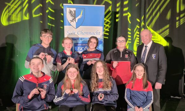 The Pádraig Pearses Novelty Act group that will be taking part in Saturday’s All-Ireland Scór na nÓg finals in Killarney. 