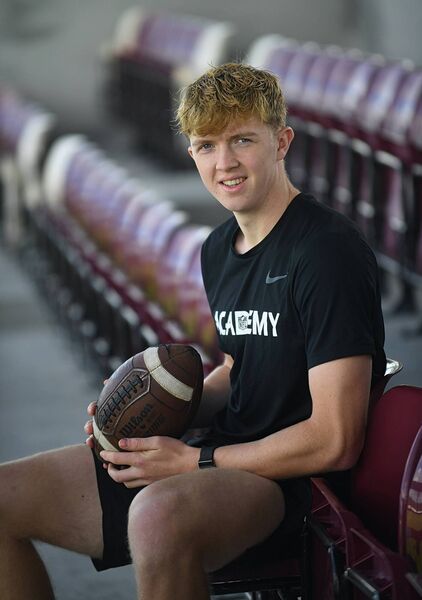 Creggs native Andy Quinn has been playing American football with Boston College for the past year. Creggs native Andy Quinn has been playing American football with Boston College for the past year.