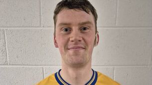 <p>Niall Fleming made his debut for the Roscommon hurlers in their win over Wicklow on Sunday. His brother John lined out for Galway on Saturday last. Picture: Roscommon Hurling.</p>