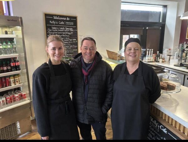 Celebrity chef Neven Maguire at Kelly's Cafe in Monskland.
