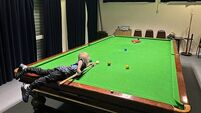 Two-year-old snooker prodigy secures two Guinness World Records for trick shots