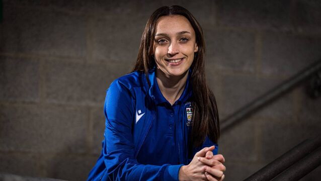 <p>Kayleigh Shine was a shining light for the all-conquering Athlone Town's women's soccer team in 2025. Picture: INPHO/Laszlo Geczo</p>