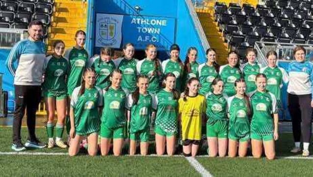 <p>The St. Nathy's College team that claimed a Connacht U-15 soccer title. Picture: St. Nathy's College.</p>