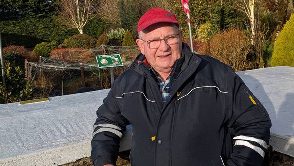 Michael Gilligan has spent many years developing his unique memorial garden in Fairymount. Pic: Liam Reynolds