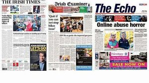 What the paper says: Monday's front pages