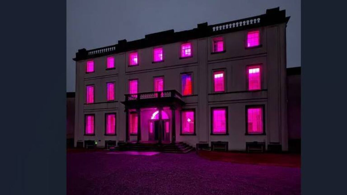 Historic Roscommon House celebrates St. Brigid’s Day with special light display