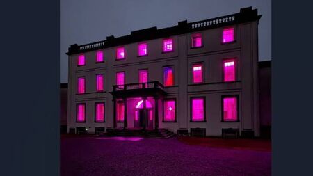 Historic Roscommon House celebrates St. Brigid’s Day with special light display