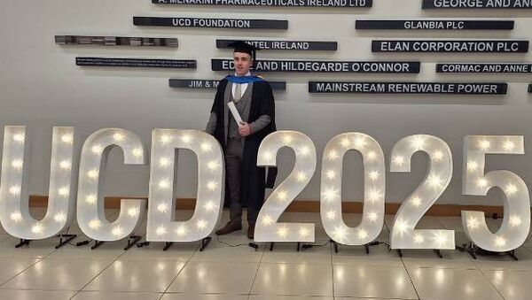 Stephen Brehony from Ballinlough who recently graduated with a Masters of Science in Human Resource Management from University College Dublin.