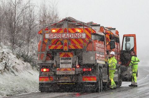 Cars ‘sliding sideways’ down hills during frosty period