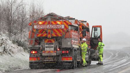 Cars ‘sliding sideways’ down hills during frosty period