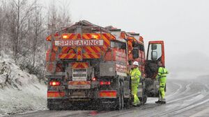 Cars ‘sliding sideways’ down hills during frosty period