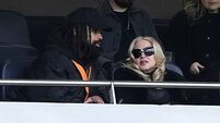 Madonna appears at Tottenham Hotspur Stadium for women’s football game