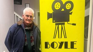 <p>Joe Tracey at a recent Boyle Film Club event.</p>
