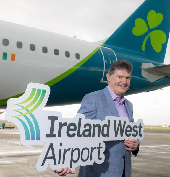 CEO of Ireland West, Joe Gilmore, acknowledges the continued support of successive Governments, ministers and politicians who ensure that regional airports such as Knock receive critical funding.