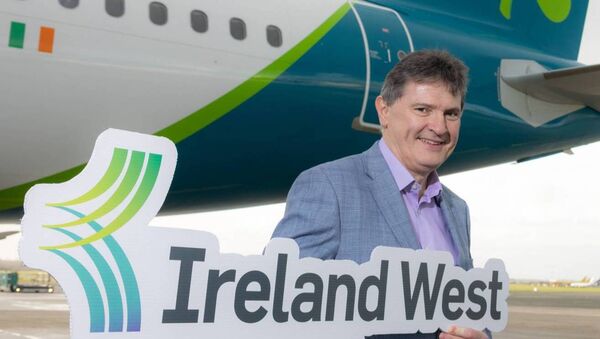 CEO of Ireland West, Joe Gilmore, acknowledges the continued support of successive Governments, ministers and politicians who ensure that regional airports such as Knock receive critical funding. CEO of Ireland West, Joe Gilmore, acknowledges the continued support of successive Governments, ministers and politicians who ensure that regional airports such as Knock receive critical funding.