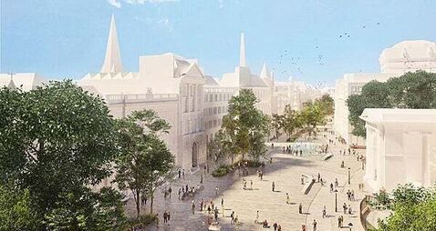 Dublin City Council publishes redesign plans for a pedestrianised College Green