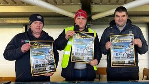 <p>Joe Gilligan (middle) is the new chairperson of Club Rossie. </p>