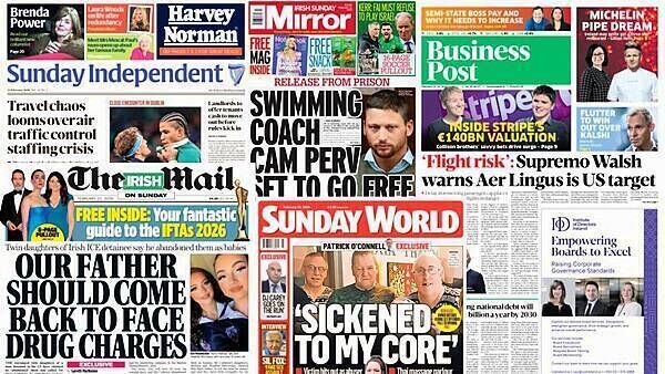 What the papers say: Sunday's front pages