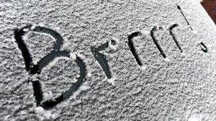 <p>Some sleet and snow could fall tonight.</p>