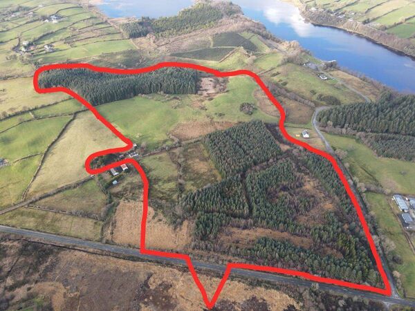 New to the market is this c.51.89 acre residential holding with lands and forestry (available in lots) at Derreenamackaun, Loughglynn. 
