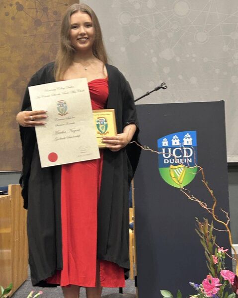 Congratulations to Elphin Community College former student, Martha Nugent, who was awarded a Gaeltacht Scholarship from University College Dublin recently. The UCD Gaeltacht Scholarship forms part of the Teach na Gaeilge initiative and recognises fluent Irish speakers with a €1,500 award, along with a unique living and learning experience in UCD’s Irish-speaking residence. 