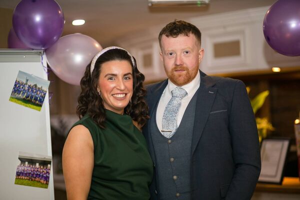 Sinead Keaveney and Ben Kerins at the Northern Harps Dinner Dance in the Percy French Hotel, Strokestown. Pic: Michelle Hughes Walsh Sinead Keaveney and Ben Kerins at the Northern Harps Dinner Dance in the Percy French Hotel, Strokestown. Pic: Michelle Hughes Walsh