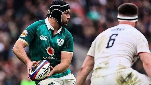 Caelan Doris says performance against England is a benchmark for Ireland