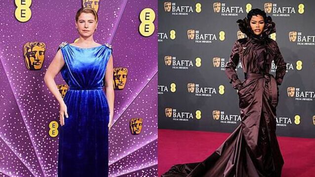 Jessie Buckley and Teyana Taylor bring drama to the Bafta red carpet