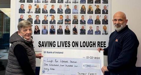 Lough Ree fishing tragedy recalled as family of late survivor visit RNLI station