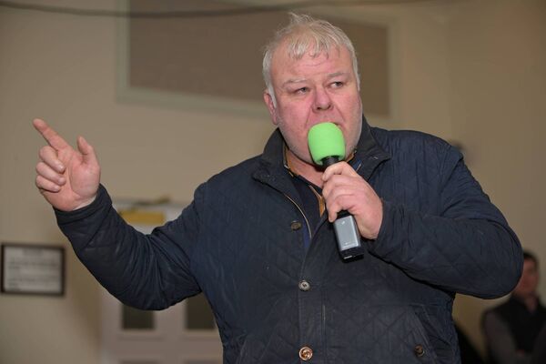 Deputy Michael Fitzmaurice addressing an IFA public meeting last week in the McWilliam Park Hotel, Claremorris held to discuss the current Bord Bia protest Pic: John Corless Deputy Michael Fitzmaurice addressing an IFA public meeting last week in the McWilliam Park Hotel, Claremorris held to discuss the current Bord Bia protest Pic: John Corless