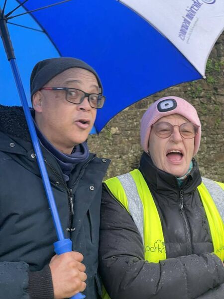 Despite the weather spirits were high at Strokestown parkrun last weekend.