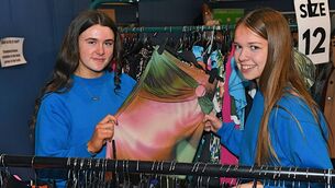 <p>Sadhbh Shally and Eleanor Gavigan, pictured at a fashion sale supporting Kilbride GAA at Kilbride Community Centre last weekend. Pic: Gerard O’Loughlin</p> <p>Sadhbh Shally and Eleanor Gavigan, pictured at a fashion sale supporting Kilbride GAA at Kilbride Community Centre last weekend. Pic: Gerard O’Loughlin</p>