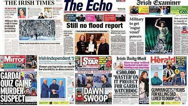 What the papers say: Wednesday's front pages