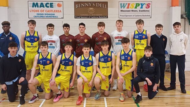 <p>The Castlerea Community School senior boys' basketball team that will take on Kildare Town CS in the All-Ireland B League final at Neptune Stadium in Cork on Thursday.</p>