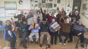 <p>Music students rehearsing for their upcoming charity concert on Friday, March 6th in the Mayflower Centre, Drumshanbo. </p>