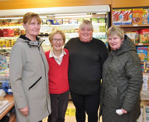 Theresa O'Connor, Mandy Bell, and Ann Shryane with Imelda Towey. Pic: Liam Reynolds