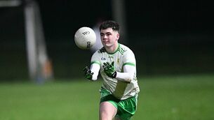 <p>SAFE PAIR OF HANDS: St. Nathy's goalkeeper, Patrick Gaynor, and his team-mates will hope to book a place in the All-Ireland final next weekend. Picture: Gerard O'Loughlin</p> <p>SAFE PAIR OF HANDS: St. Nathy's goalkeeper, Patrick Gaynor, and his team-mates will hope to book a place in the All-Ireland final next weekend. Picture: Gerard O'Loughlin</p>