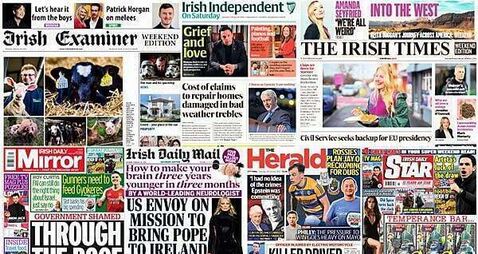 What the papers say: Saturday's front pages