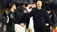 Pep Guardiola hails ‘huge victory’ at Leeds as Man City reel in leaders Arsenal