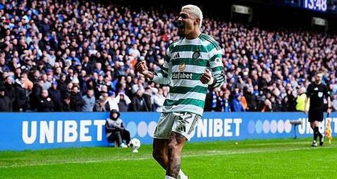 Reo Hatate nets late leveller as Celtic fight back for draw at Rangers