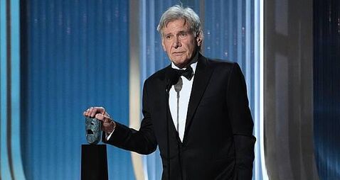 Harrison Ford jokes ‘this is very encouraging’ as he wins lifetime achievement