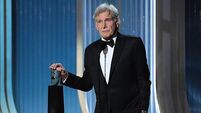 Harrison Ford jokes ‘this is very encouraging’ as he wins lifetime achievement