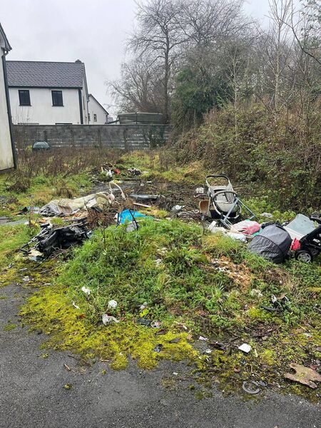 The rubbish ranges from food waste and soiled nappies to bikes and furniture .