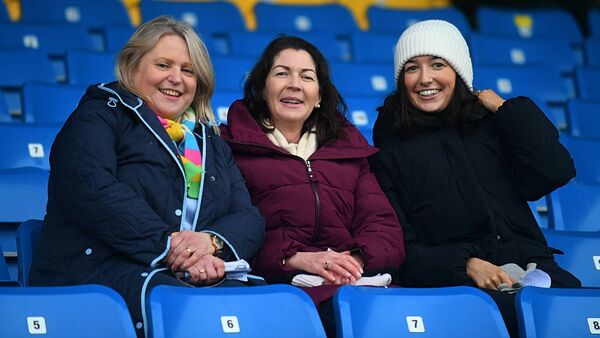 Claire Ryan, Tina Finn, Sarah Finn, Ballydangan, at Saturday's Division Three Hurling League game between Roscommon and Tyrone at King and Moffatt Dr. Hyde Park. Pic: Gerard O'Loughlin 