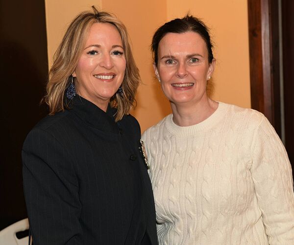 Rachael McNamara and Siobhán Durr, pictured at a night of song by candlelight with Roscommon Men’s Choir at Castlecoote Church. Pic: Gerard O’Loughlin