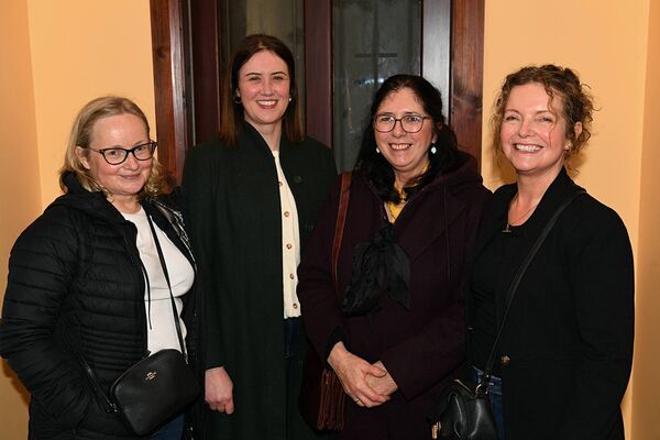 Geraldine Neilan, Catherine Heavey, Mary Clayton and Liz Brennan, pictured at a night of song by candlelight with Roscommon Men’s Choir at Castlecoote Church. Pic: Gerard O’Loughlin 
