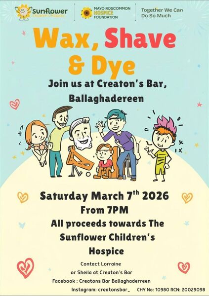 All proceeds from the event go towards the building of a new children's hospice.