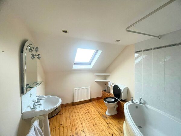 The property has two bathrooms, one of which is an ensuite, at first floor level. The property has two bathrooms, one of which is an ensuite, at first floor level.