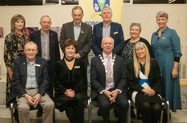 Roscommon Drama Festival Committee members pictured with the Cathaoirleach of Roscommon County Council Cllr Liam Callaghan at the Roscommon Drama Festival launch at Aras An Chontae on Wednesday evening last. Pic: Michelle Hughes Walsh 